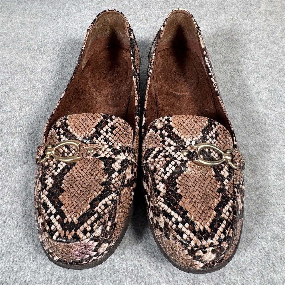 Kim Rogers Blayne Loafers Womens Size 10 Snakeskin - Picture 4 of 11